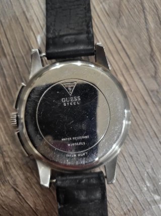 Orologio Guess Uomo Nero/Argento
