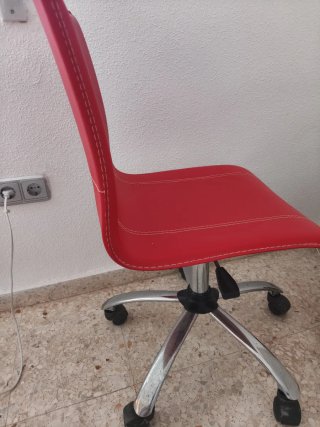 Silla de escritorio roja