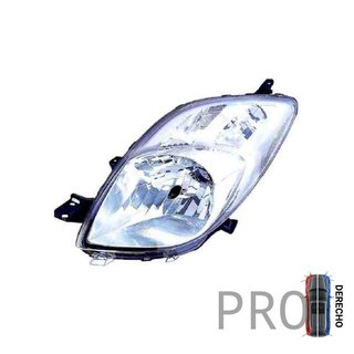 Faro Principal Manual/Eléctrico - Derecho - Toyota YARIS 5P (2006-2009)