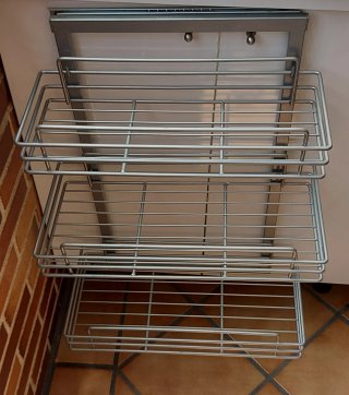 Organizador extraíble metálico 3 niveles