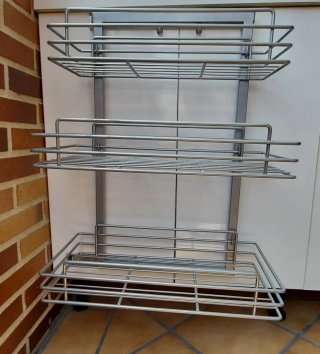 Organizador extraíble metálico 3 niveles