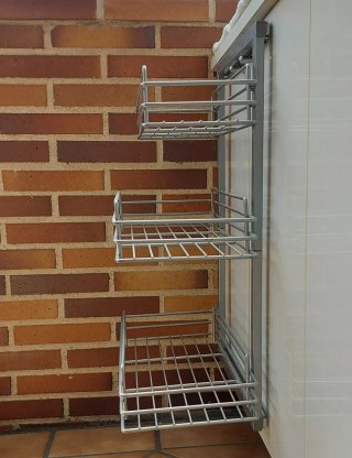 Organizador extraíble metálico 3 niveles