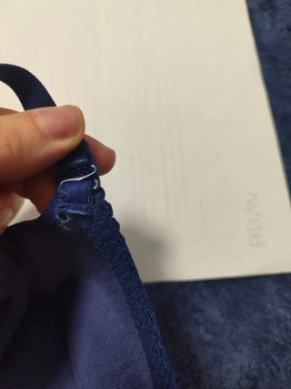 Sujetador azul con encaje