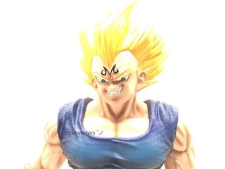 figura accion sg studio dragon ball sg studio majin vegeta resin statue 1/4 s+