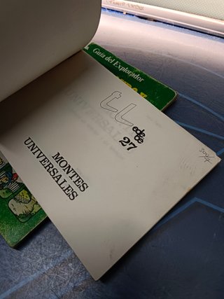 2 libros EXPLORANDO Y HALLANDO RUTAS + MONTES UNIVERSALES. JUEGOS DE INTERIOR Y BOSQUE