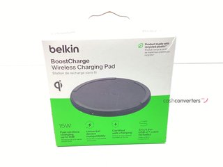 cargador belkin boostcharge wireless charging pad 15w