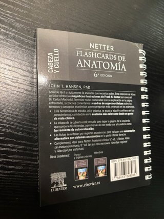 Netter. Flashcards de anatomía. Cabeza y cuello
