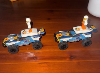Lote 2 Coches LEGO Vita Rush + 2 Minifiguras