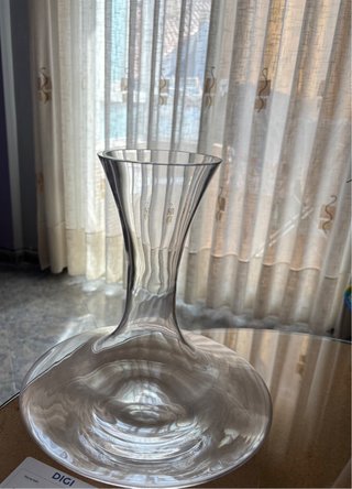 Decantador de vino de cristal