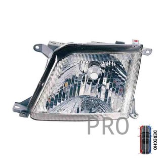 Faro Principal Manual Transparente - Derecho - Toyota LAND CRUISER (FJ90) (1999-2003)
