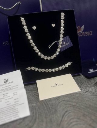 Conjuntos Swarovski Colores Oro y Plata