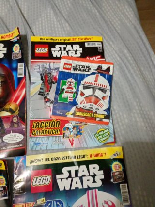 Lote 4 Revistas LEGO Star Wars