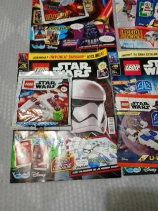 Lote 4 Revistas LEGO Star Wars