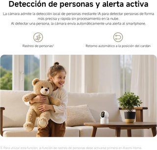 Xiaomi C302 cámara 3MP 2K giro 360° privacidad