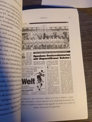 Libro sobre el Deportivo por Europa