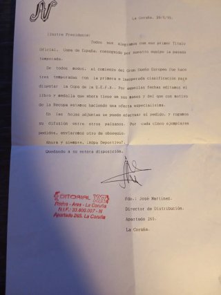 Libro sobre el Deportivo por Europa