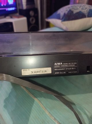 Tocadiscos Aiwa PX-E55