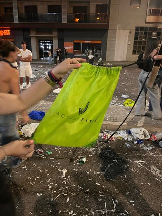 Mochila Actual Fitt verde