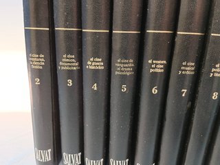 ENCICLOPEDIA. EL CINE. SALVAT. COMPLETA. 11 TOMOS  buen estado