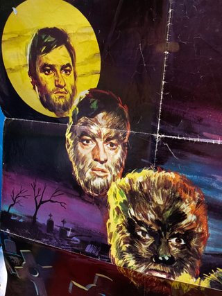 ANTIGUO CARTEL, poster, EL RETORNO DE WALPURGIS AÑO 1973 TERROR de JANO medidas 100 X 70 CM. APROX.