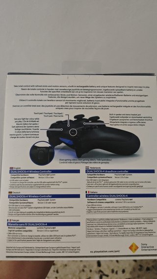 Mando DualShock 4 PS4 Inalámbrico Negro