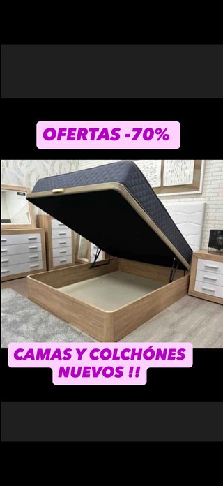 Canapé y Colchón LIQUIDACIÓN-70%