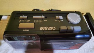Irradio RCL-68A Radio Fm-Sveglia-Cassette Vintage