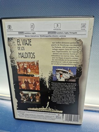 DVD, película clásica, EL VIAJE DE LOS MALDITOS