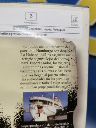 DVD, película clásica, EL VIAJE DE LOS MALDITOS