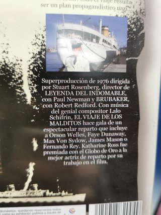 DVD, película clásica, EL VIAJE DE LOS MALDITOS