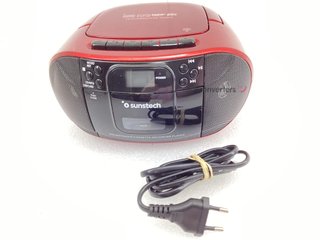 radio cd cassette sunstech cxum52