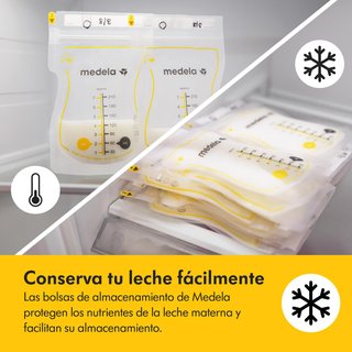 Medela bolsas leche materna seguras