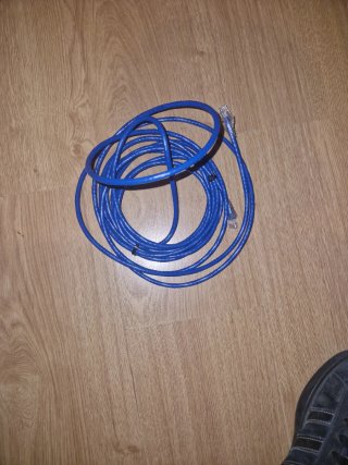 Cable de red Ethernet azul 6m