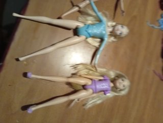 Set 2 Bambole Barbie Frozen e Rapunzel