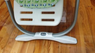 Trona Chicco verde con estampado de búhos