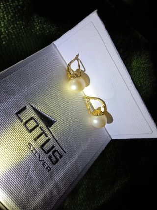Anillo Lotus Silver con baño de oro 18k