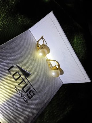 Anillo Lotus Silver con baño de oro 18k