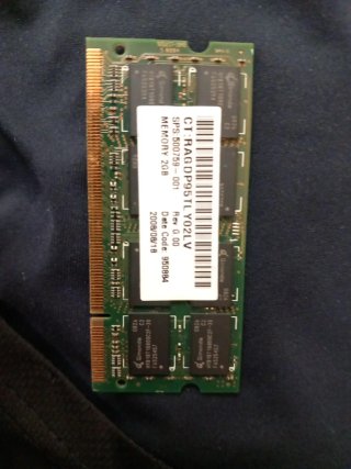 Módulo RAM Qimonda 2GB DDR Portátil PC2-5300