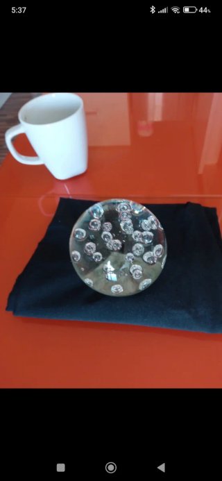 Bola de cristal decorativa