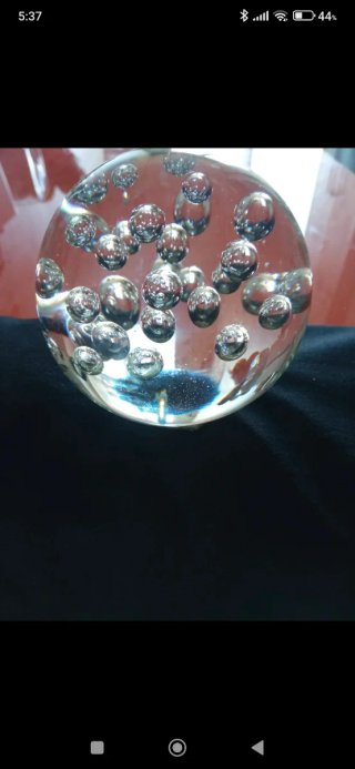 Bola de cristal decorativa
