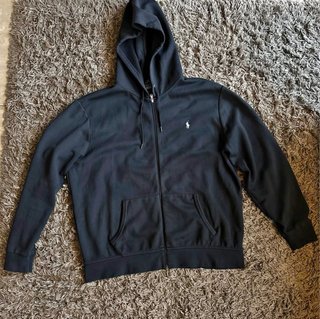Sudadera Polo Ralph Lauren Negra con Cremallera