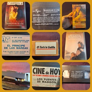 VHS-Pack tres películas-CLÁSICOS ROMANTICOS