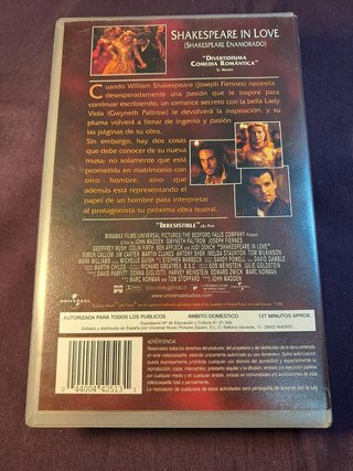 VHS-Pack tres películas-CLÁSICOS ROMANTICOS
