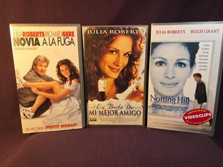 VHS-Pack tres películas JULIA ROBERTS