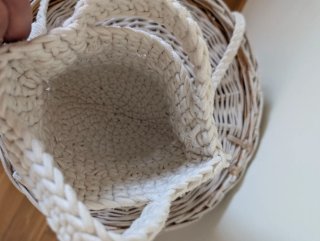 Bolso crochet blanco