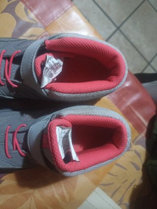 Botas niña talla 31 grises y rosas