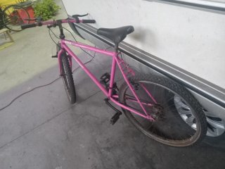 Bicicleta Rosa Cruiser