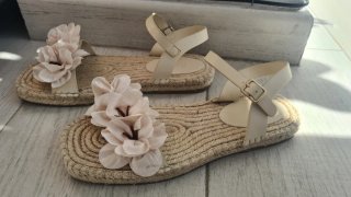 Sandalias Yute Flores