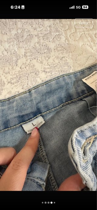 Pantalones cargo vaqueros