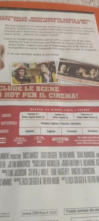 DVD Miss Marzo Playboy - Unrated
